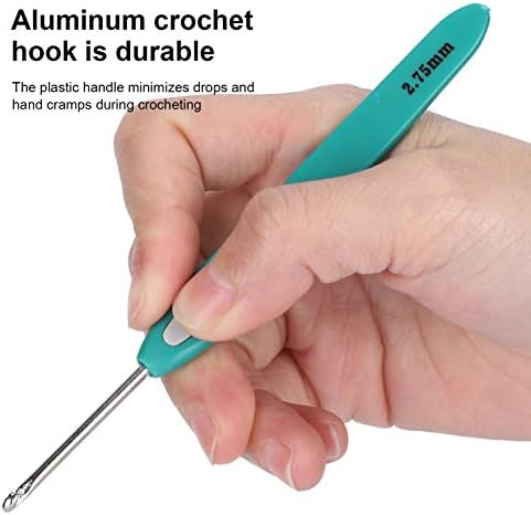 Generic Nonslip Crochet Set Durable Aluminum Hooks for Grandmothers Hand‑Woven Sweater Tools 10Pcs