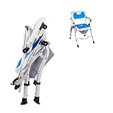 Humanisé : siège de chaise de douche pliant pour douche intérieure, conception ergonomique à rainure 3D, nettoyage en profondeur multidirectionnel plus pratique pour le nettoyage privé.