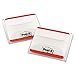 Post-it Tabs, 2 in, Solid, Red, Durable, Writable, Repositionable, Sticks Securely, Removes Cleanly, 25 Tabs/On-The-Go Dispenser, 2 Dispensers/Pack, (686F-50RD)