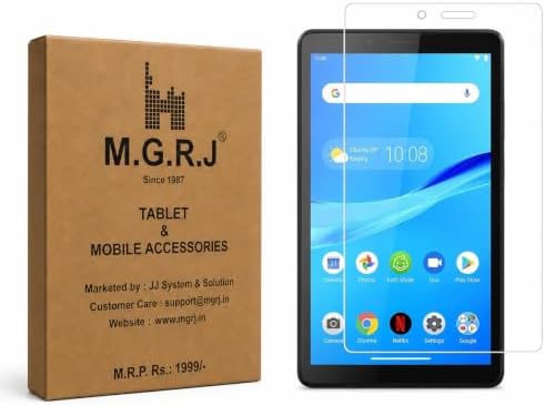 M.G.R.J® Tempered Glass Screen Protector for Lenovo Tab M7 / (3rd Gen) (Transparent)