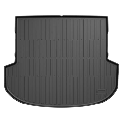 Garvee Trunk Mat Compatible with T oyota 4Runner 5-Seat 2010-2024, All Weather Cargo Liner Trunk Liners, Non-Slip Odorless TPE Rear Truck Mat for 4Runner 5-Seat 2010-2024 Accessories, Black