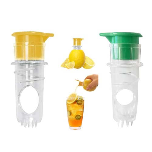 Screw Top Lemon Squeezer, Manual Fruit Press, 2025 New Hand Lemons Limes Oranges Citrus Juicer in Home Kitchen for Cocktails salad Seafood Tea.