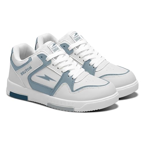 Image of BRUTON Men's Casual Sneakers | Lightweight Lace-Up Fashion Shoes | Comfortable Cushioned Walking Shoes, College & Travel