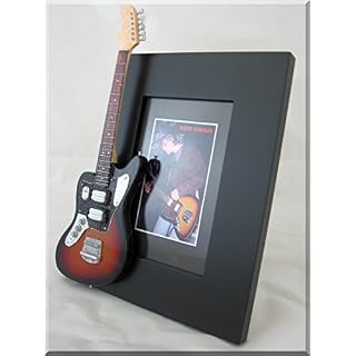 KURT COBAIN Cadre photo guitare miniature Jaguar Nirvana - Les Beatles, Paul McCartney, John Lennon, RIngo Starr, George Harrison