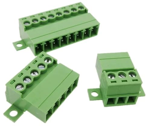 Bloque de terminales verde 15EDG para conectar cables a PCB sin soldar de 7 pines