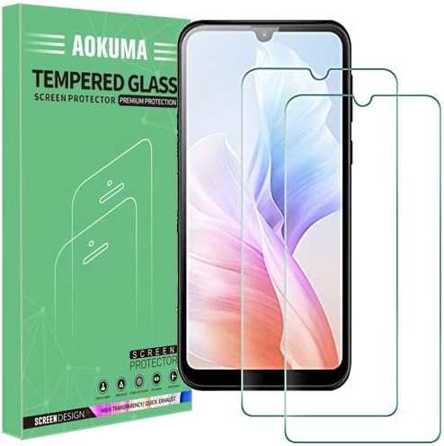 AOKUMA Blackview OSCAL C20/C20 Pro Tempered Glass Screen Protector, [2 Pack] Premium Quality Guard Film, Case Friendly, Shatterproof, Shockproof, Scratchproof oilproof