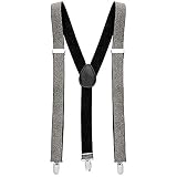 Widmann - Hosenträger, mit Pailletten, größenverstellbar Kostüm, Accessoire, Mottoparty, Karneval