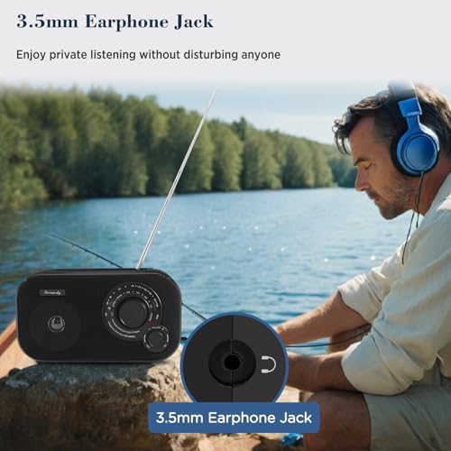 Dreamsky Am Fm Portable Radio Plug In Wall Or Battery Operated For Home & Outdoor thumb #5