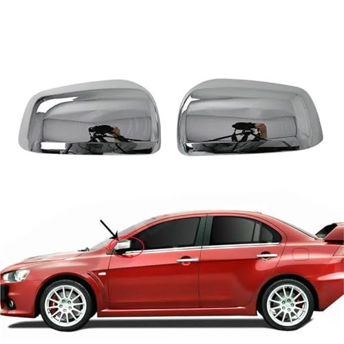 Capuchon rétroviseur Mitsubishi Lancer EX EVO 2009-2012 coque chromée - 3