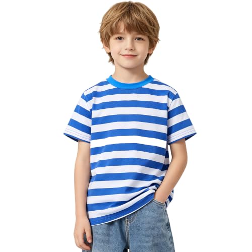 Image of Magic Park 6M-14Y Kid Striped T-Shirt Boys Cotton Tee Basic Top
