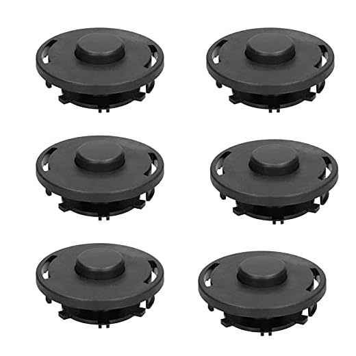 GAESHOW 6 set trimmer linje spole + övre lock för Stihl FS 90 110 120 130 55 80 83 85 gräsklippare