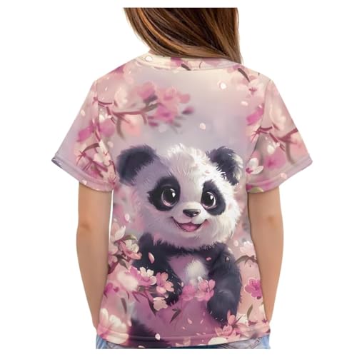 Image of JEOCODY Boys Girls Graphic Tees Funny 3D Printed Short Sleeve T-Shirts 3-16T
