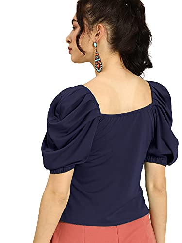 Image of Nefer Women's Solid V-Neck T-Shirt