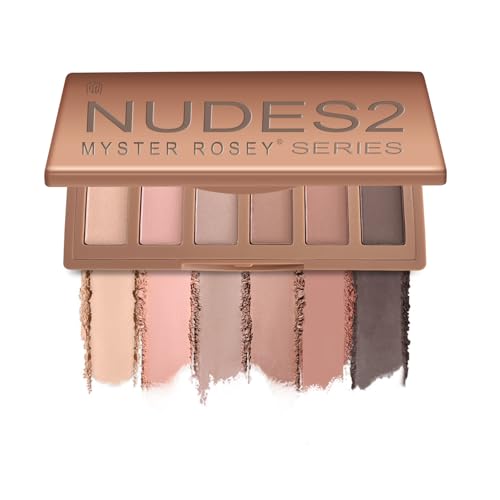 MYSTER ROSEY Nudes2 Series Mini Eyeshadow Palette, Velvety Matte Finish, ...