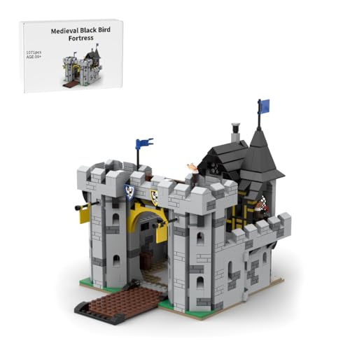Kafoopolly Medieval Blackbird Fortress Building Blocks Set,
