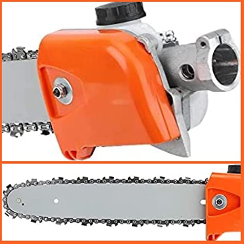 Chainsaw For Brushcutter With Pointer - Gardening Tools - Power Tools - For Pole Saw, Stump Grinder, Trimmer Attachments, Weed Eater Head, Edger Lawn Tool - Compatible For Gas Brush Cutter 26Mm 9T #TOP4