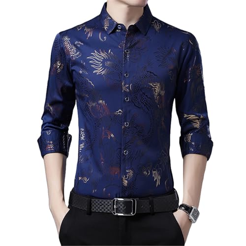 Chemise décontractée homme manches longues en coton pour vos sorties en ville