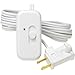 Lutron Credenza Plug-In Dimmer FOR Halogen and Incandescent Bulbs, with Locator Light, TT-300NLH-WH, White