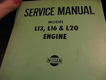 Paperback Service Manual Model L13 L16 L20 Engines Book