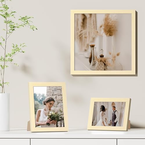 smiry 12x12 Picture Frames Set of 9, Photo Frames for Wall, Tabletop by smiry - Used condition - Image 7