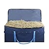 DRXX Blauwe hooi balenzak, draagbare grote capaciteit bunny hooi feeder, Bale hooi opslaghouder, behoud versheid van de…