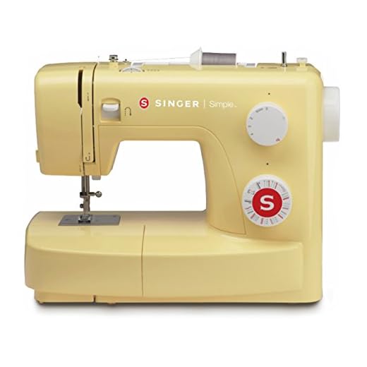 Singer 230129140 Simple 3223Y Nähmaschine, 18/10 Stahl, lemontree