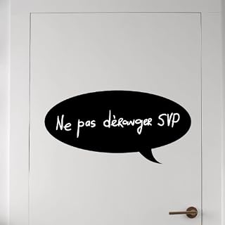 Ambiance Sticker Lavagna in ardesia - Adesivi da parete adesivi cancellabili - Bolle -...
