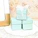 Super Z Outlet Mini Small Square Cube Robin's Egg Blue Gift Boxes with Lids for Party Favors, Decoration, Weddings, Birthdays, and more. 2
