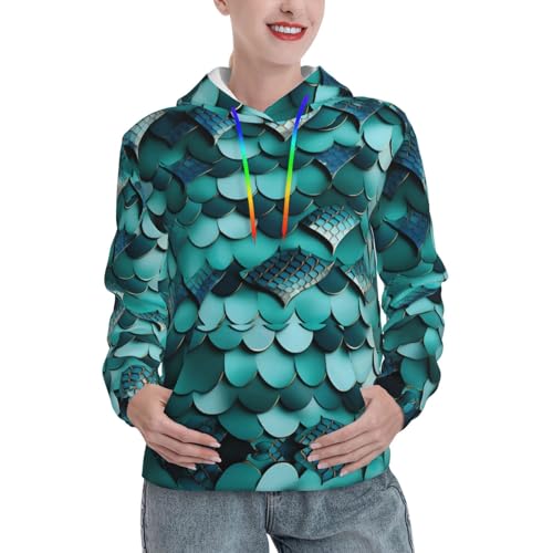 Sweat à capuche sirène ajusté pour affronter le froid avec style