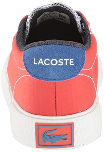 Lacoste Gripshot Sneaker, Red/Blue Colorblock, 4 Us Unisex Big Kid #TOP2