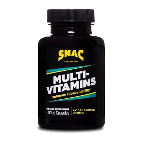 SNAC Multi-Vitamins Daily Supplement with Optimum Bio-Availability, 60 Capsules Cover