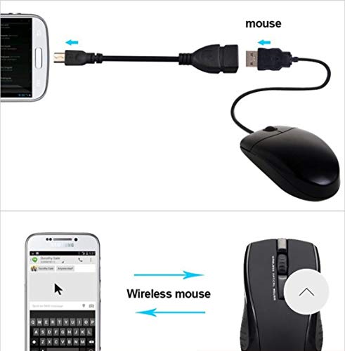 Cabo USB OTG V8 Fêmea