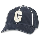 AMERICAN NEEDLE Archive Negro League Team Vintage Baseball Dad Hat, Homestead Grays, Navy