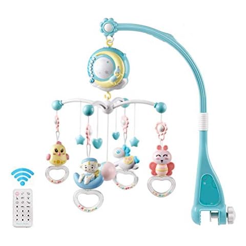 Merkts Baby Cot Mobile Toy,Baby Crib Mobile with Hanging Rotating Toys, for Baby Kids Sleeping Cover