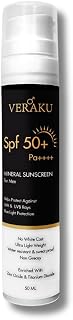 Sunscreen for Men SPF 50 PA++++ | Matte Finish & No White Cast | Oil Control & Sweat Resistant | Lightweight Daily Use Sun... Price In India
