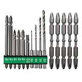 【セット買い】 HiKOKI(ハイコーキ) ビットセット(10本入) 0040-1000 + 力こぶビット(5本入) 0033-5193