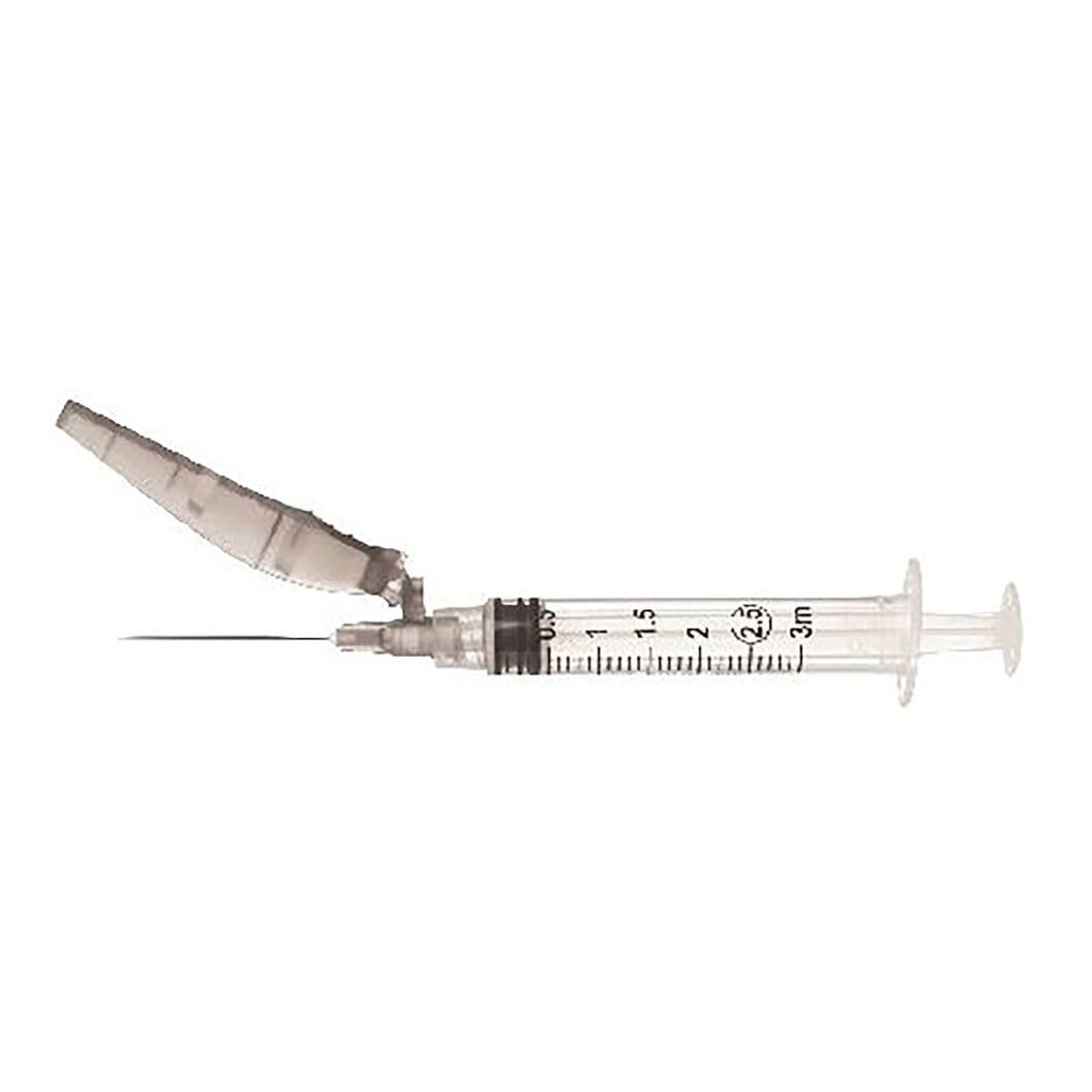 Cardinal Health™ Monoject™ Hypodermic Safety Needle and Syringe Combination, Green, 3ML, 21GA x 1.5IN, Case of 1200