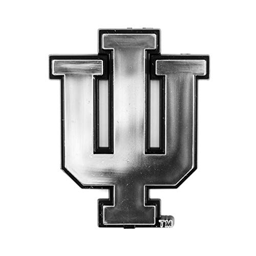 FANMATS NCAA Indiana Hoosiers Chrome Plastic Emblem