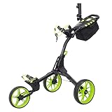 vilineke Compact 3 Wheels Golf Push Pull Carts Collapsible