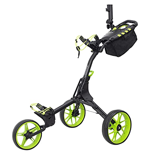 Vilineke Compact 3 Wheels Golf Push Pull Carts Collapsible #TOP26