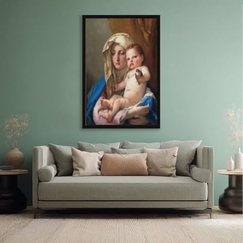 Impression sur toile Madonna solution decoration murale prete a poser pour salon