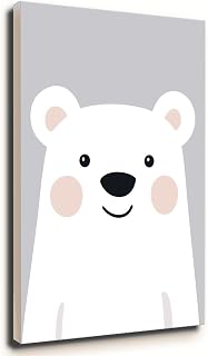 White Bear Nursery Wall Art