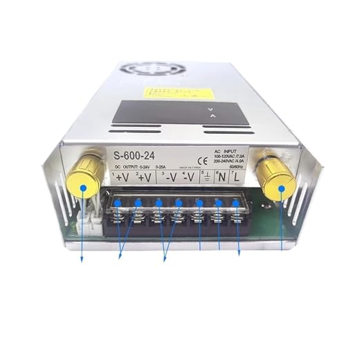 Fuente conmutada 600W para optimizar el rendimiento de tus tiras LED y motores de 12V