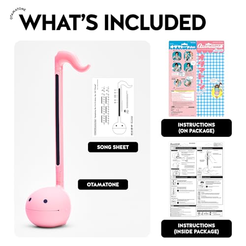 Otamatone Regular Strawberry, Japanisch Elektronisches Musik Instrument, Tragbar Digitale Musikinstrumente Synthesizer, Kinder Teenager Erwachsene, Spaß Coole Geburtstag Weihnachten Geschenk Spielzeug
