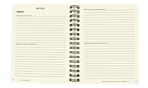Journals Unlimited "Write It Down!" Series Guided Journal, When I'm Gone, My Info, Wishes, & Thoughts Journal, With A Kraft Hard Cover, Made Of Recycled Materials, 7.5"X 9" #TOP7
