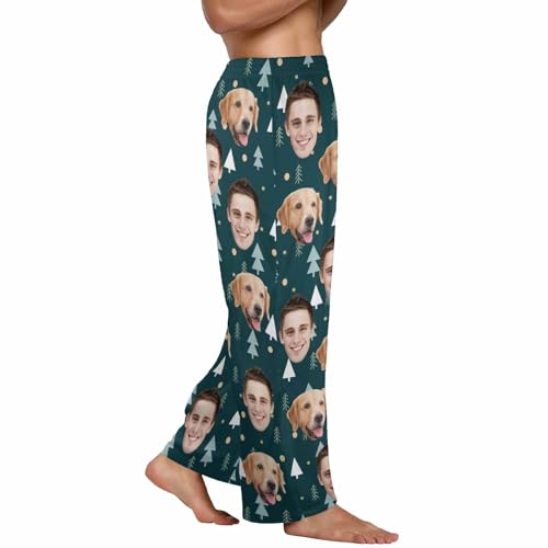 Custom Face Pajama Photo Pajamas Pants for Men, Personalized Face on Pajamas Bottom Sleepwear Bottoms4