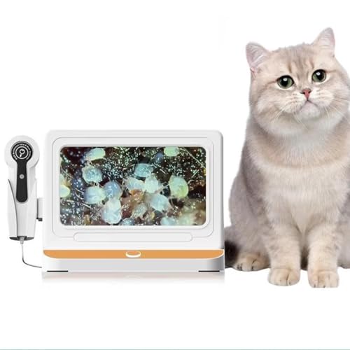 Analizador de pelo y detector de cuero cabelludo de mascotas con pantalla HD 2