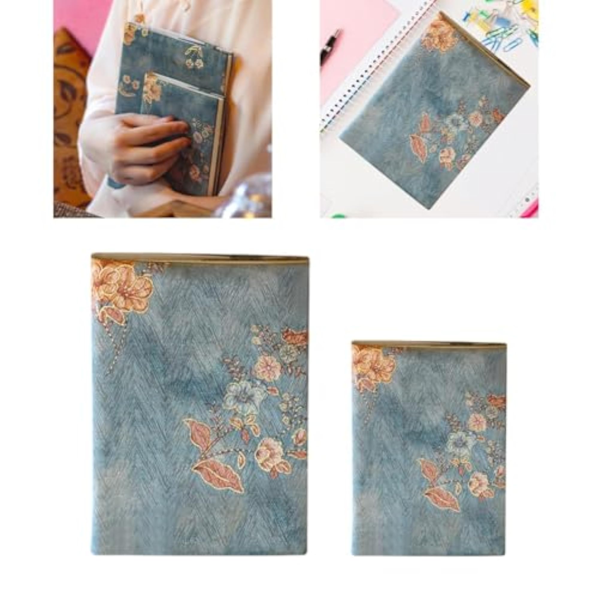 A5 Book Sleeve Cover for A5 & A6 Notebooks, Fits Planner & Novels