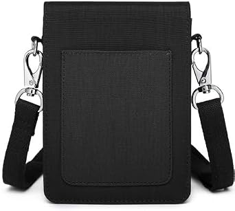 Smart Bags Küçük Telefonluk Kadın Çantası Krinkıl Kumaş 3173 Siyah