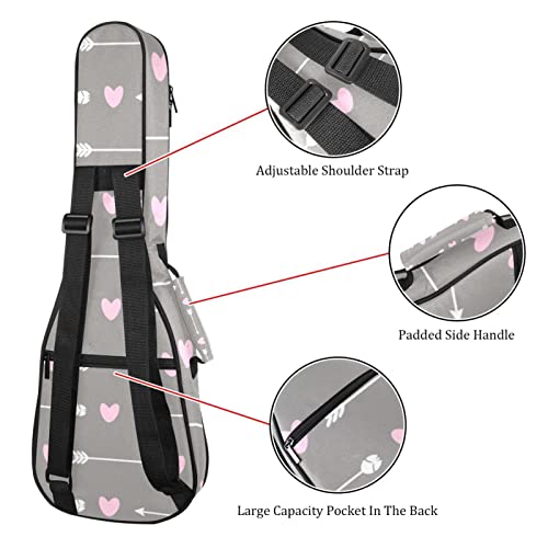 Sac de rangement pour ukulélé soprano matelassé pour protéger votre instrument